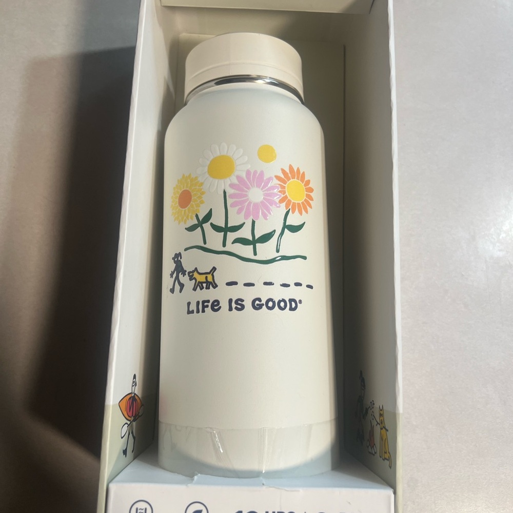 Life Is Good Water Bottle